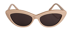 Stella McCartney Chain Cat Eye Sunglasses, Plastic, Pink, SC0187S, 3