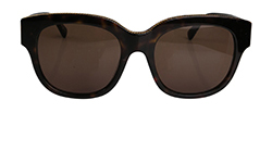 Stella Mccartney Cateye Chain sunglasses, Plastic, Brown,SC0007S, 2* (10)