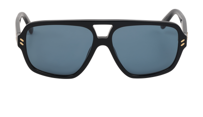 Stella McCartney SC40034I Aviator Sunglasses, &pound;40, Accessories, Black, Front view