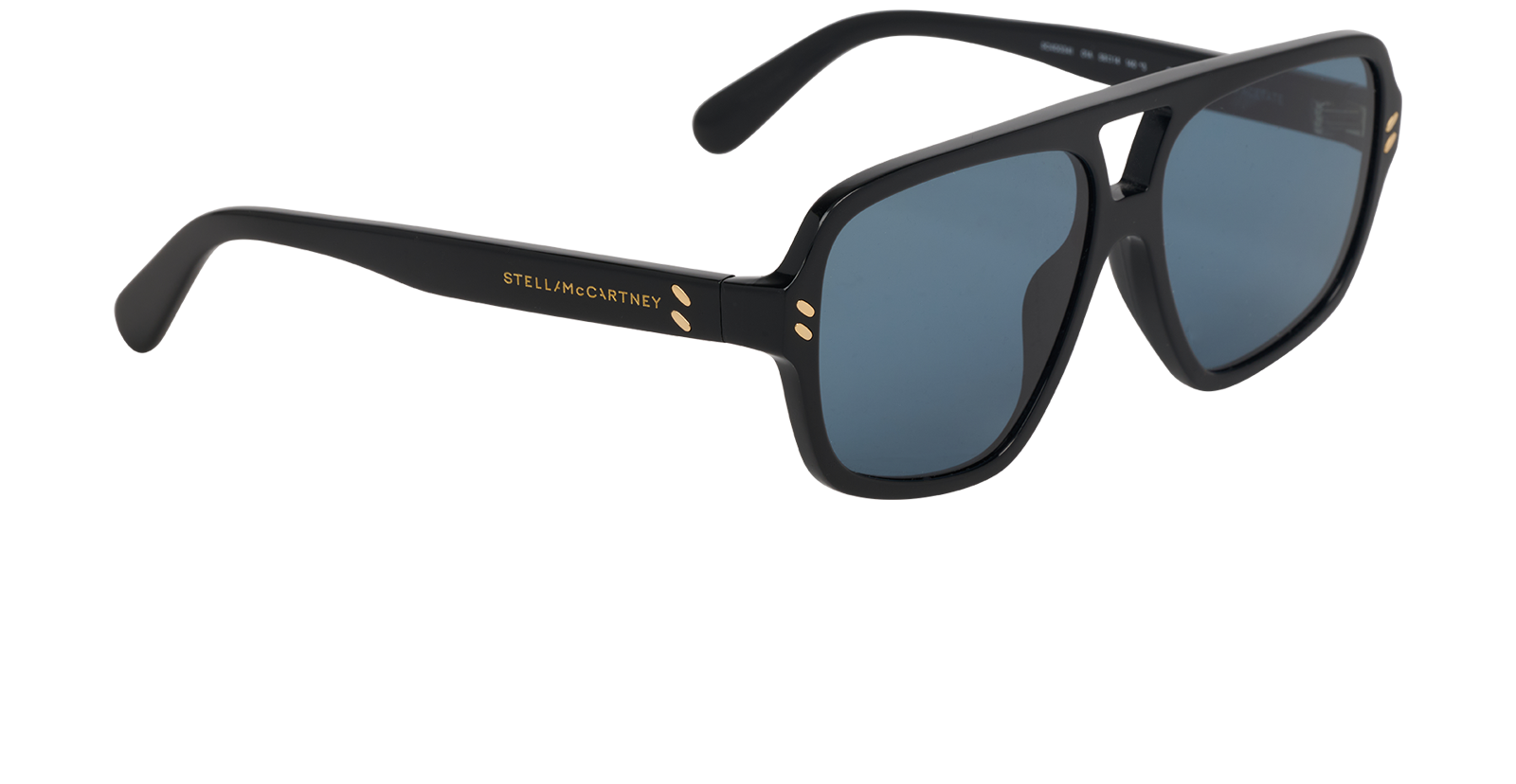 Stella McCartney SC40034I Aviator Sunglasses, &pound;40, Accessories, Black, Side view