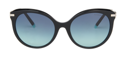 Tiffany 4189-B Embellished Cat-Eye Sunglasses, Acetate, Black/Blue,B/C,3*