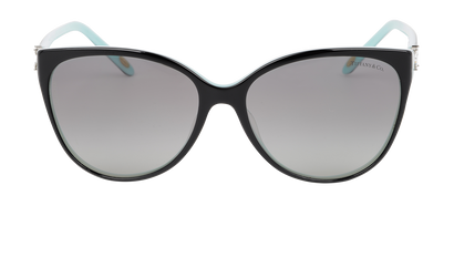 Tiffany TF4089 Embellished Cat-Eye Sunglasses, front view