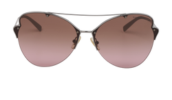 Tiffany & Co TF3063 Aviator Sunglasses, Metal, Silver, B/DB, 3*