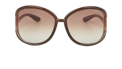 Tom Ford Olivia Sunglasses, £90, Accessories, Brown, Front view