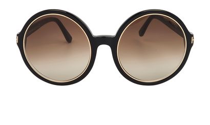 Tom Ford Round Oversized Sunglasses, front view