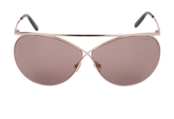 Tom Ford Stevie FT761 Sunglasses, Acetate, Rose Gold, C, 2*