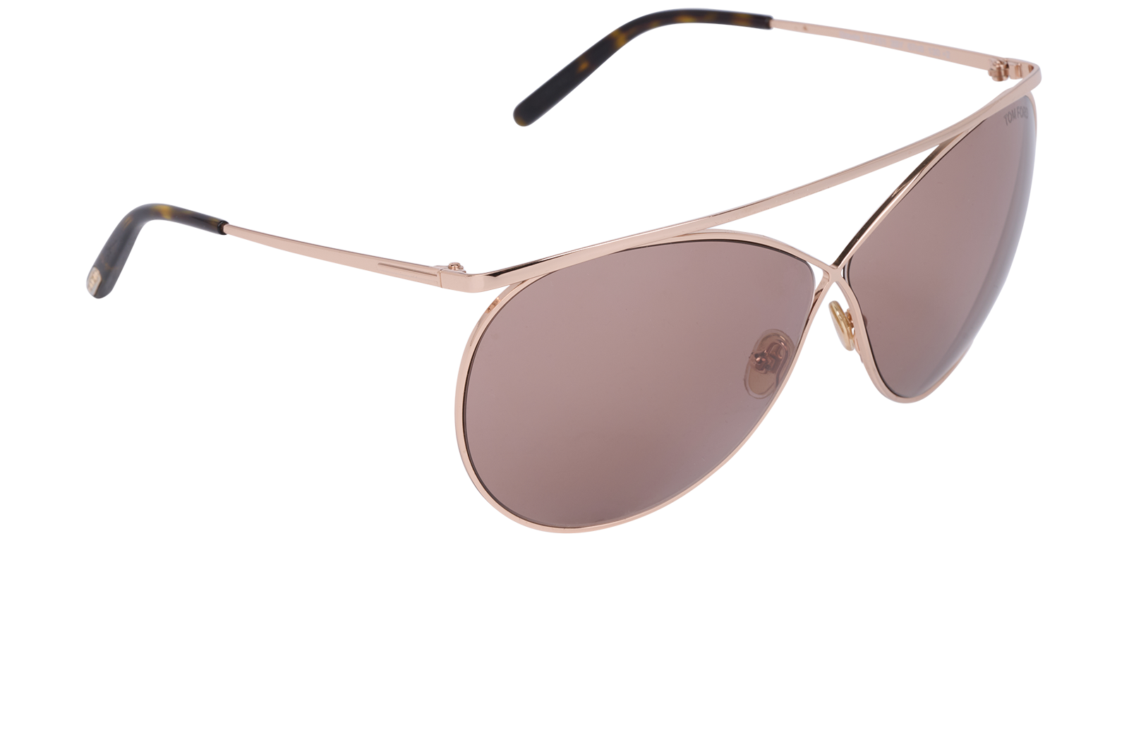 Tom Ford Stevie FT761 Sunglasses, &pound;170, Accessories, Rose Gold, Side view