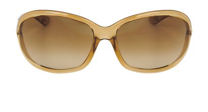 Tom Ford Jennifer Frames, &pound;100, Accessories, Beige, Front view