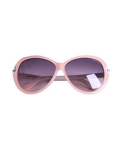 Tom Ford TF326 Valentina Round Sunglasses, &pound;60, Accessories, Front view