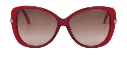 Tom Ford Linda Sunglasses, &pound;150, Accessories, Red, Front view