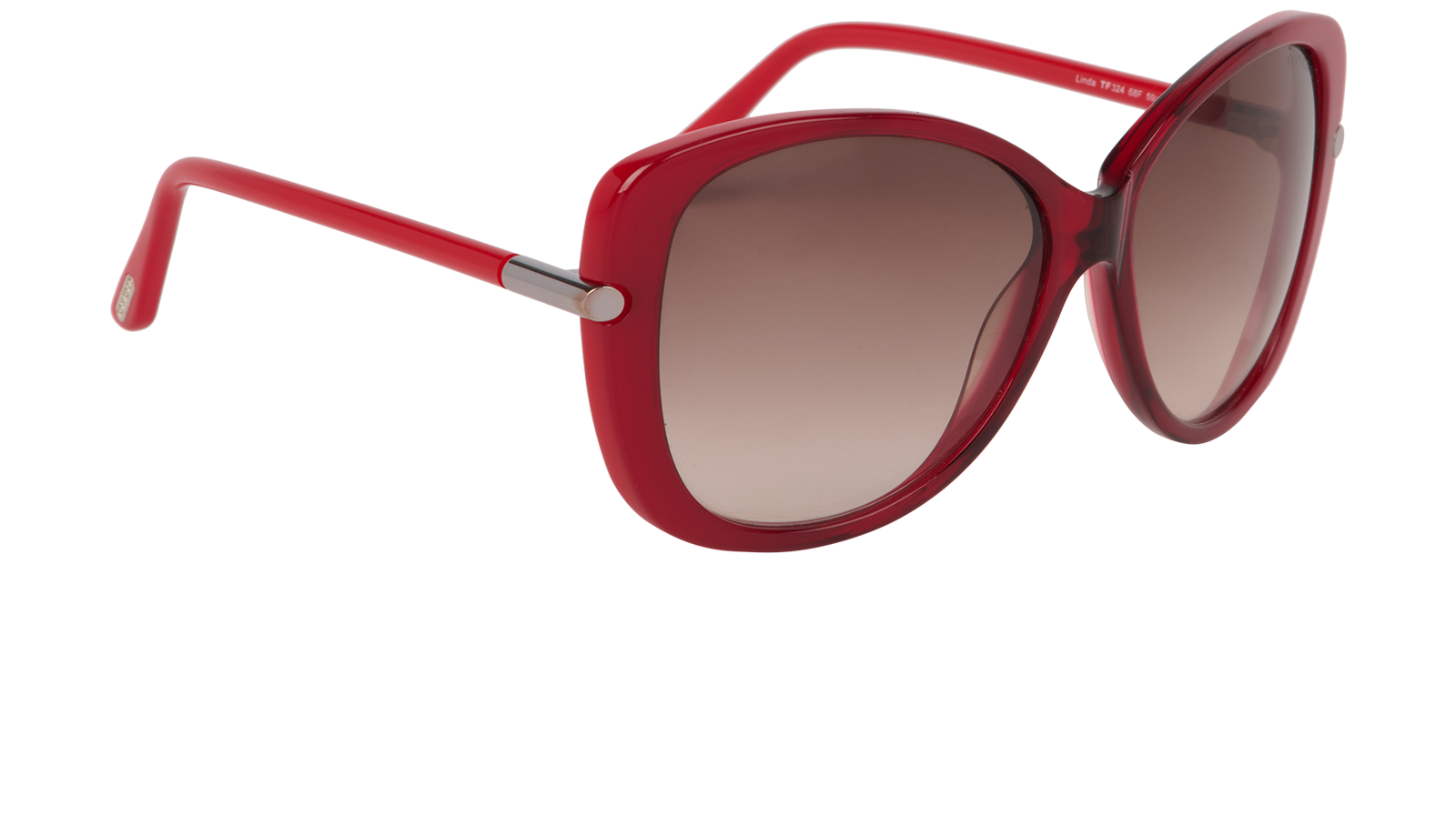 Tom Ford Linda Sunglasses, &pound;150, Accessories, Red, Side view