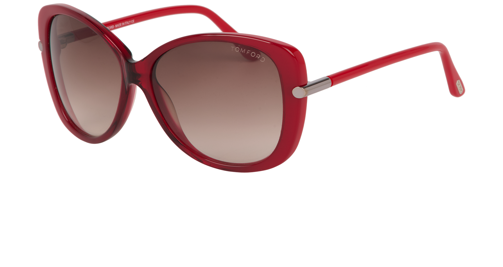 Tom Ford Linda Sunglasses, &pound;150, Accessories, Red, Bottom view
