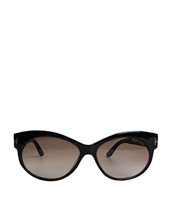 Gradient Saskia Sunglasses, Acrylic, Brown, B, 1*