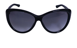 Tom Ford Malin Sunglasses, Plastic, Black, Box, TF230 01B 6135, 3