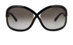 Tom Ford Sandra TF297 Sunglasses, Acetate, Black, C, 2*