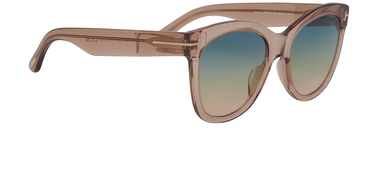 Tom Ford Wallace TF870 Sunglasses, &pound;160, Accessories, Brown, Side view