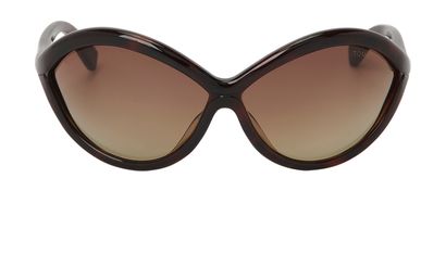 Tom Ford Oval Sophia Sunglasses, front view