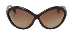 Tom Ford Oval Sophia Sunglasses, Acetate, Tortoiseshell, TF12152E, C/B
