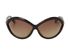 Tom Ford Oval Sophia Sunglasses, front view