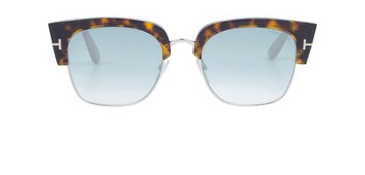 Tom Ford TF554 Dakota-02 Clubmaster Sunglasses, front view