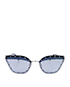 Valentino Crystal Frame Sunglasses, front view