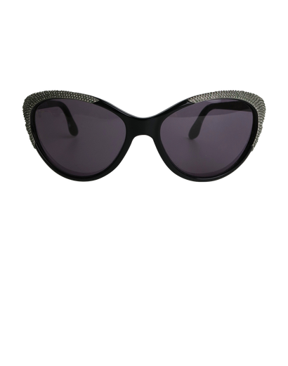 Valentino Crystal Cateye Sunglasses, front view