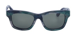 Valentino V720SC Camouflage Stars Sunglasses, Acetate, Green, 2*