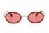 Valentino Small Round Sunglasses Metal Studs, front view