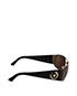 Versace Wrap Around Sunglasses, side view
