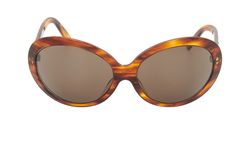 Versace Oval Sunglasses, Acetate, Tortoise, MOD4096, B/C, 3*