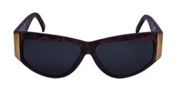 Versace Vintage Sunglasses 389, Plastic, Brown, 2