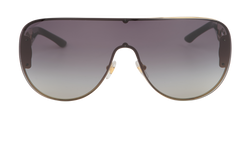 Versace 2166 Shield Sunglasses, Metal, Gold/Black, C/B, 3*