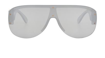 Versace 4391 Mirrored Shield Sunglasses, front view