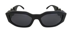 Versace Medusa Biggie Sunglasses, Acetate, Black/Gold, MOD4361, C/B