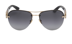 Versace 2159B Aviator Sunglasses, Acetate, Black, B/C, 2*