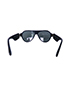 Versace Medusa 5079 Aviator Sunglasses, back view