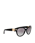 Versace Sunglasses Black Frame, side view