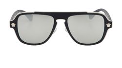 Versace 2199 1000/6G Medusa Charm Sunglasses, Acetate, Black, SC