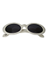 Vintage Medusa Head Oval Sunglasses, top view