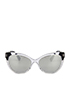 Versace Cat Eye Frame Sunglasses, front view