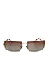 Versace Gradient Sunglasses, front view
