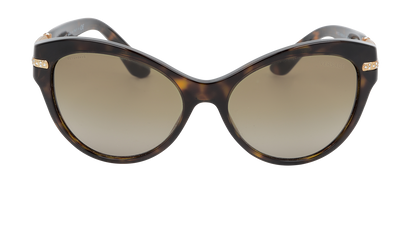 Versace 4283-B Embellished Cat-Eye Sunglasses, front view