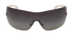 Versace 2054 Shield Sunglasses, Acetate, White, MII, C/B, 3*