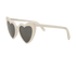Saint Laurent LouLou Heart Sunglasses, bottom view