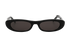 Saint Laurent SL557 Shade Sunglasses, &pound;195, Accessories, Black, Front view