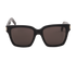 Saint Laurent SL507 Square Sunglasses, &pound;110, Accessories, Black, Front view