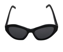 Saint Laurent Cateye Sunglasses, Plastic, Black, 4270, C