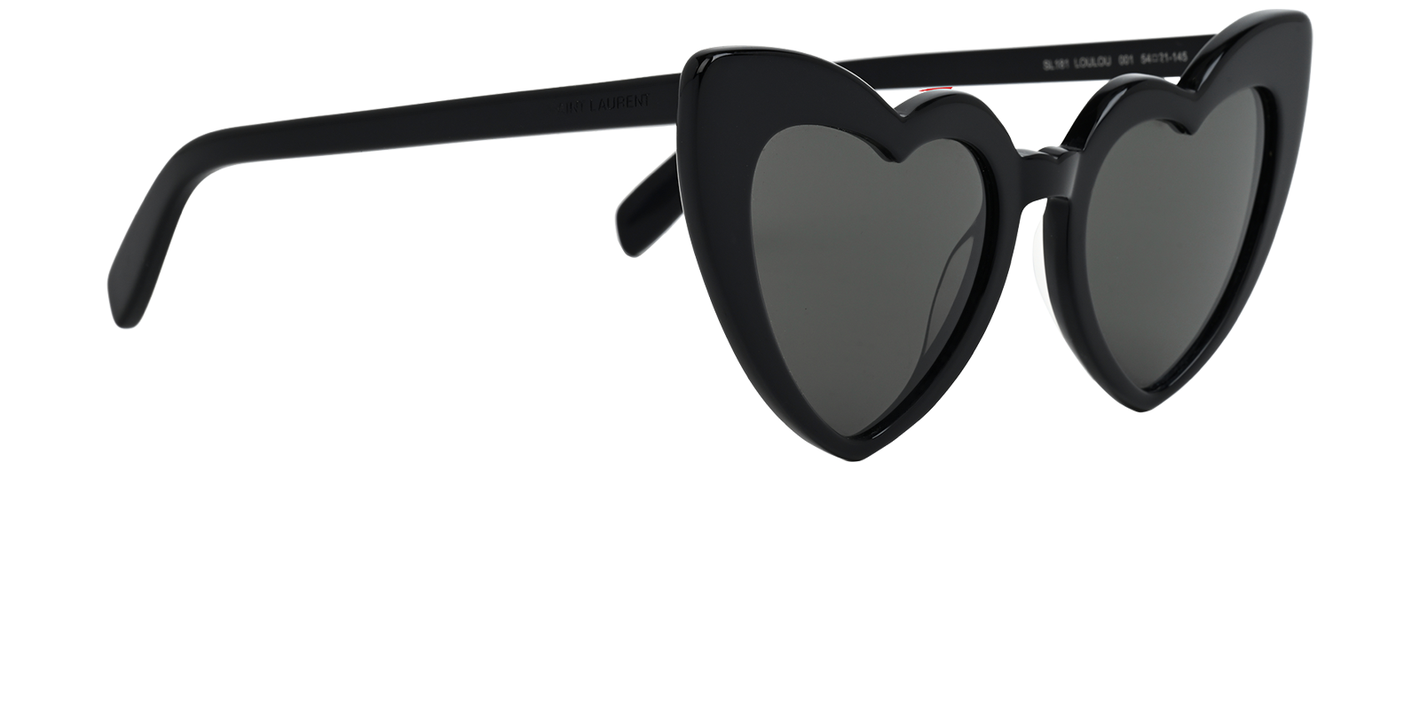 Saint Laurent SL181 Loulou Sunglasses, &pound;120, Accessories, Black, Side view