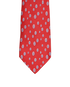 Hermes Small Chaine D'Ancre Print Tie, £60, Accessories, Blue/Red, Silk, Other view