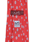 Hermes Small Chaine D'Ancre Print Tie, £60, Accessories, Blue/Red, Silk, Other view